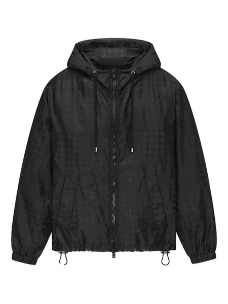  Amiri Ma Quad Monogram Hooded Jacket - Black 
