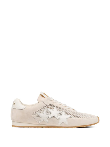  Amiri Mesh Star-appliqué Sneakers - Neutrals 