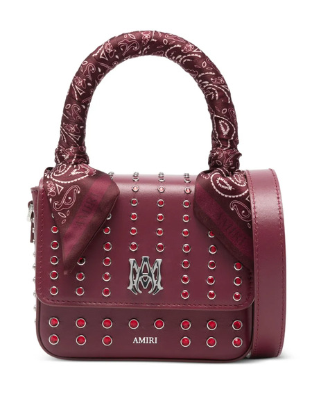  Amiri Micro Ma Stud Tote Bag - Red 
