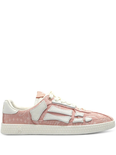  Amiri Monogram-embossed Lace-up Sneakers - Pink 