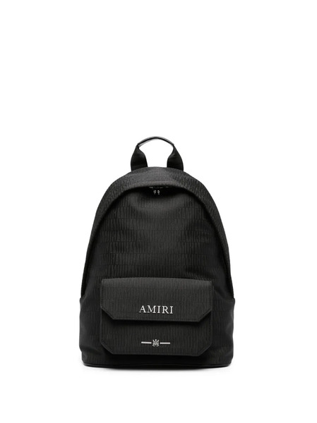  Amiri Monogram Jacquard Backpack - Black 
