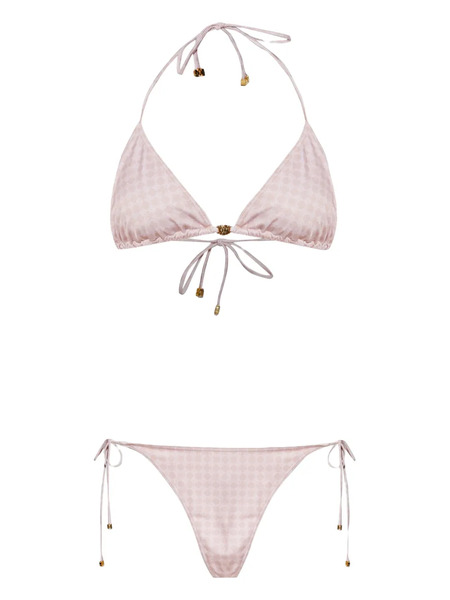  Amiri Monogram-print Bikini - Pink 
