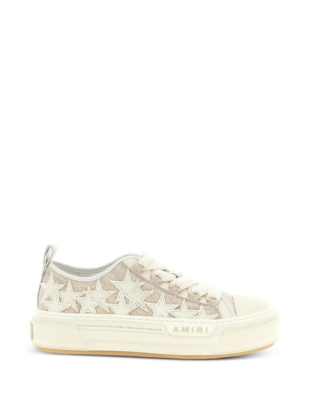  Amiri Monogram Star Court Sneakers - Neutrals 