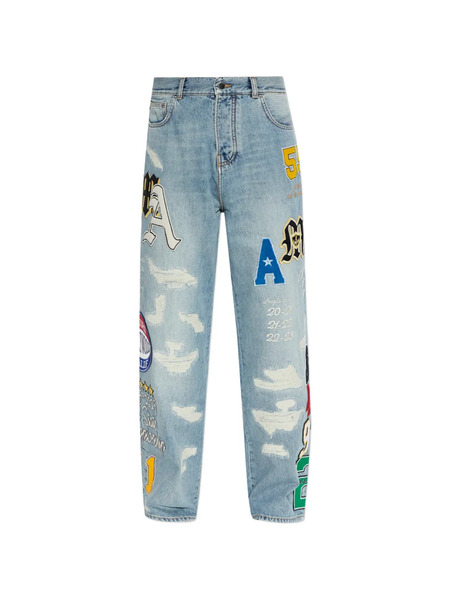  Amiri Patchwork Jeans - Blue 