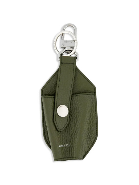  Amiri Pebbled Hand Sanitizer Keyring - Green 