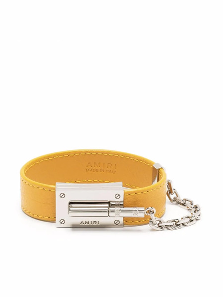  Amiri Pebbled Jax Bracelet - Yellow 