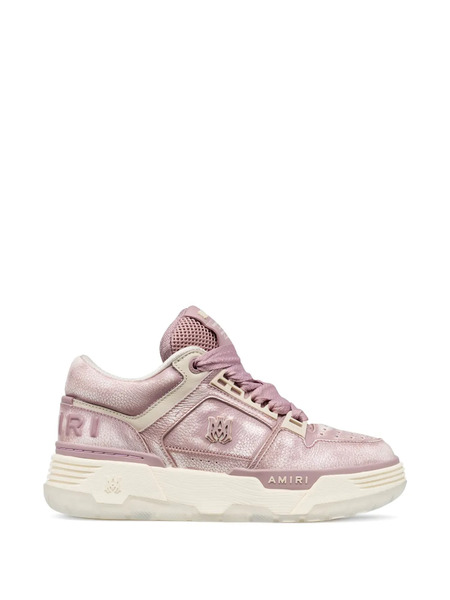  Amiri Pebbled Ma-1 Leather Sneakers - Pink 