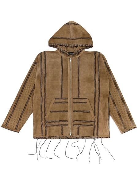  Amiri Perforated Jacket - Brown 