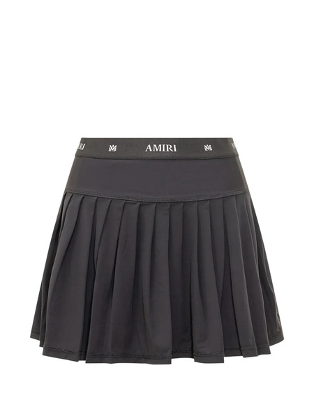  Amiri Pleated Mini Skirt - Black 