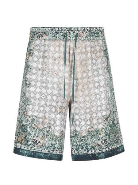  Amiri Printed Bermuda Shorts - Green 