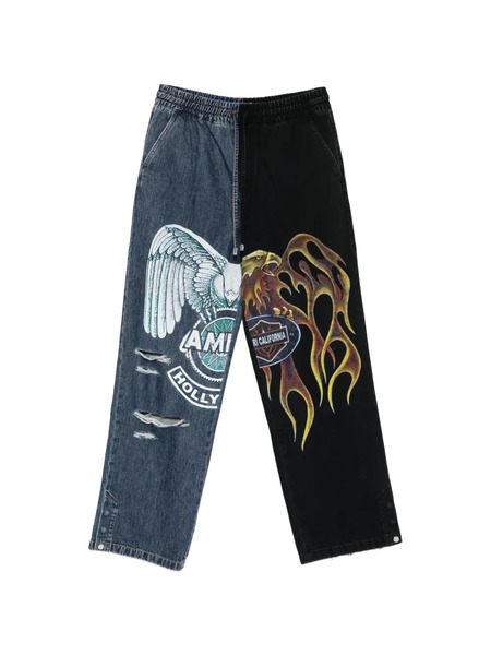  Amiri Printed Jeans - Blue 
