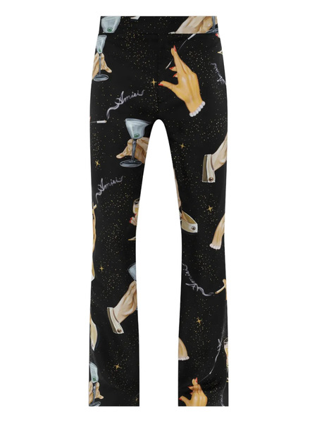  Amiri Printed Trousers - Black 