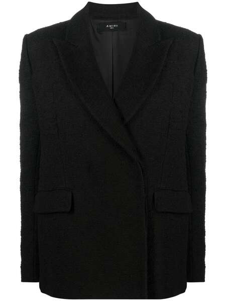  Amiri Single-breasted Button-fastening Jacket - Black 