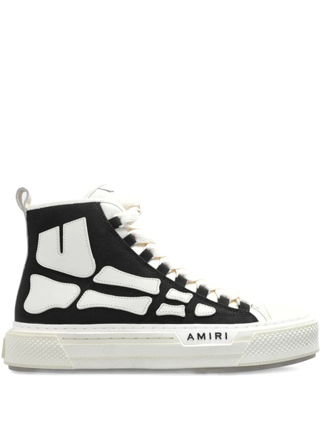  Amiri Skeleton-print Sneakers - Black 