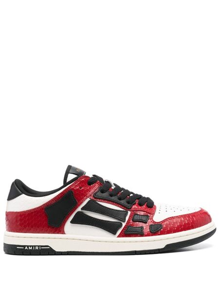  Amiri Snake Skel Sneakers - Red 