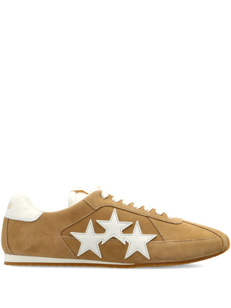  Amiri Star Appliqué Sneakers - Brown 