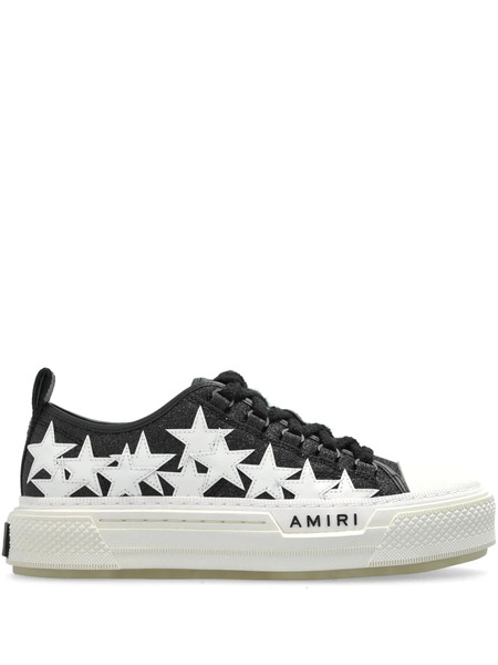  Amiri Stars Court Sneakers - Black 