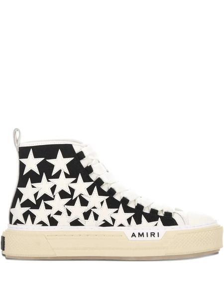  Amiri Stars Court Sneakers - Black 