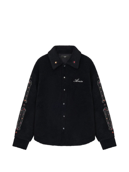  Amiri Studded Overshirt - Black 