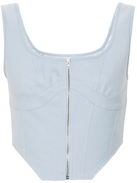  Amiri Zip-up Corset - Blue 