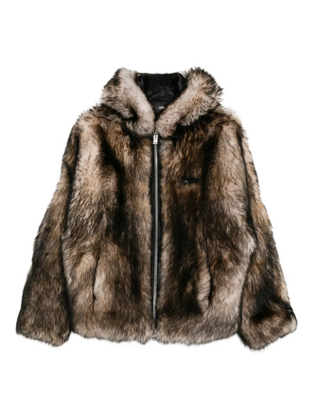  Amiri Zip-up Shearling Jacket - Brown 
