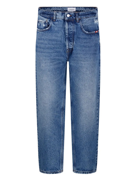  Amish Distressed Five-pocket Jeans - Blue 
