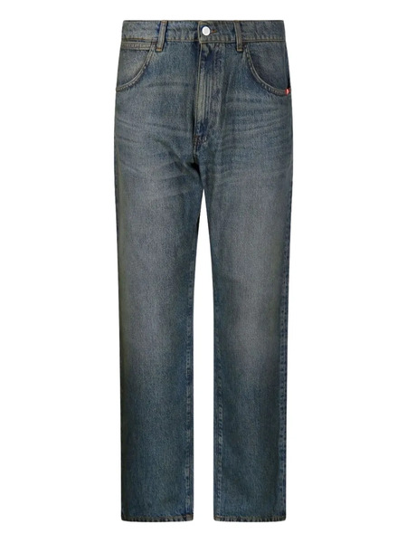  Amish Faded Denim Jeans - Blue 