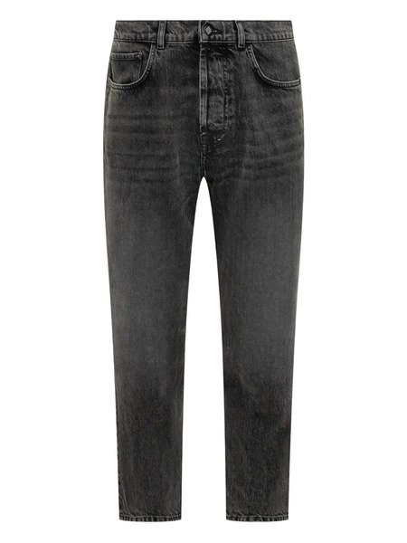 Amish Five-pocket Cotton Jeans - Grey 