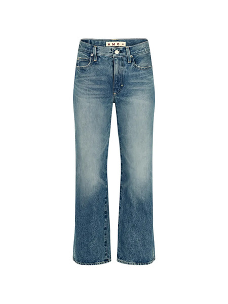  Amo Robbie Wash-effect Jeans - Blue 
