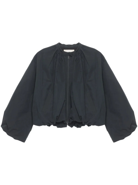  Amomento Zip-up Bubble Jacket - Black 