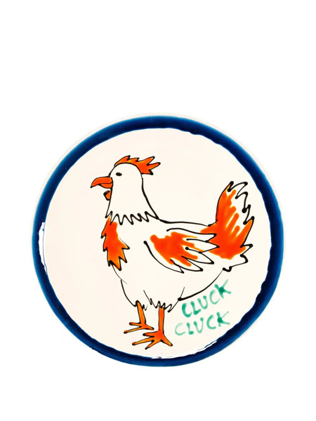  Amuse La Bouche Chicken-design Ceramic Plate - Multicolour 
