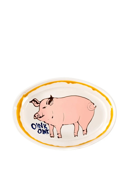  Amuse La Bouche Pig Oval Platter (41x29cm) - Multicolour 