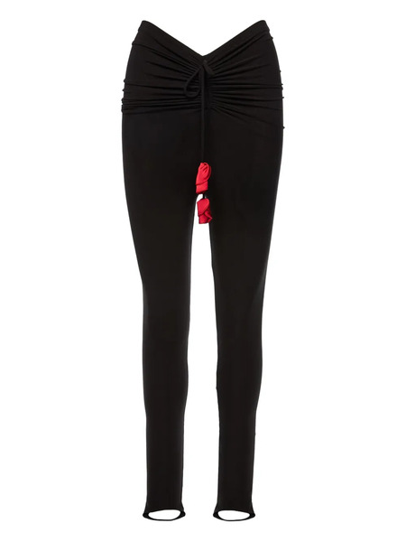  Ana Radu Stirrup-cuff Leggings - Black 