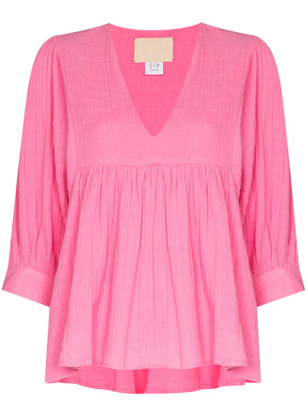  Anaak Ajmer V-neck Blouse - Pink 