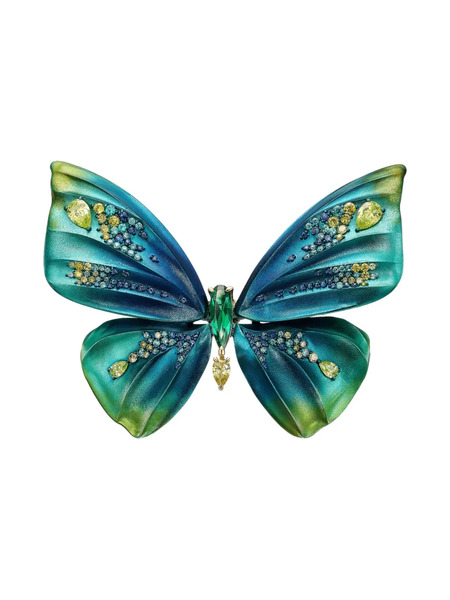  Anabela Chan Aurora Butterfly Brooch - Blue 