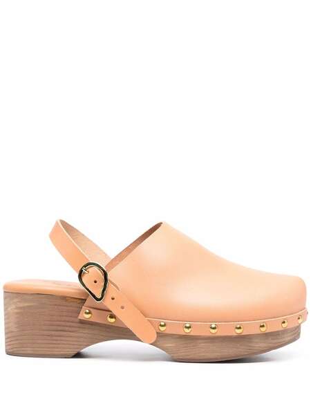  Ancient Greek Sandals Classic Closed 70mm Leather Clogs - Neutrals 