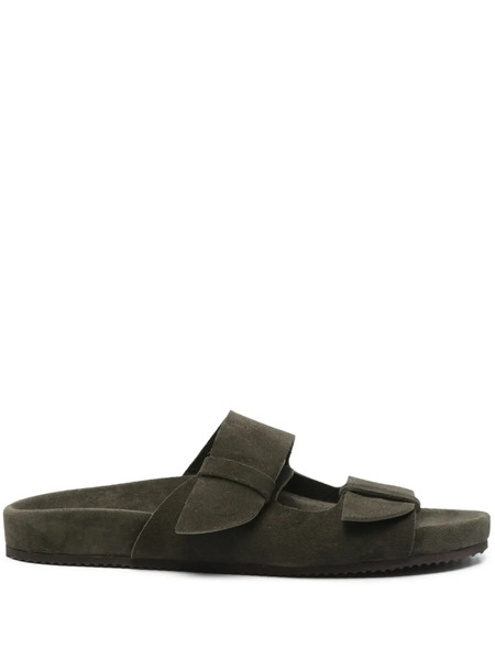  Ancient Greek Sandals Diogenis Slides - Green 