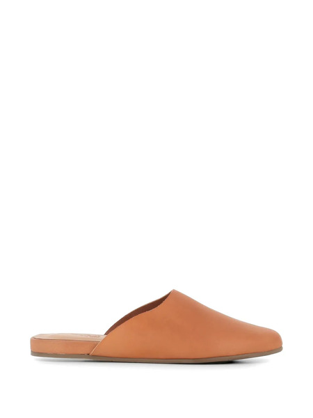  Ancient Greek Sandals Leather Flat Mules - Neutrals 