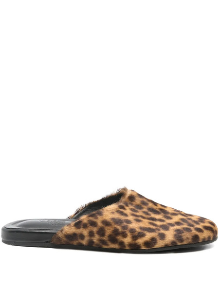  Ancient Greek Sandals Leopard-print Mules - Brown 