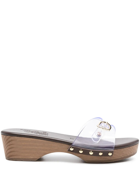 Ancient Greek Sandals Omonia Clogs - White 