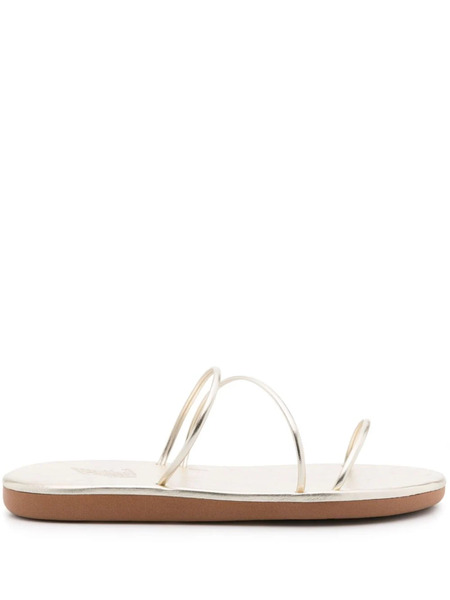  Ancient Greek Sandals Polytimi Leather Sandals - Metallic 