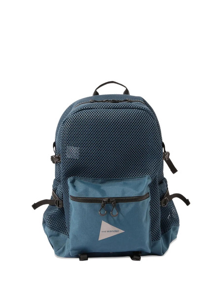  And Wander 3d Mesh Backpack - Blue 