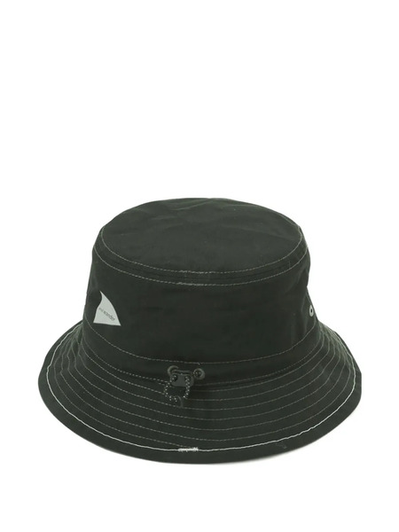  And Wander Drawstring Bucket Hat - Green 