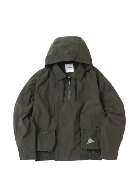  And Wander Layered Cargo Jacket - Grey 