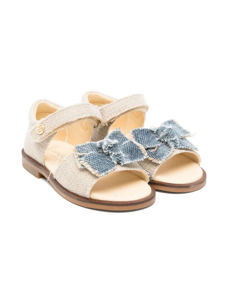  Andanines Bow-detail Sandals - Neutrals 