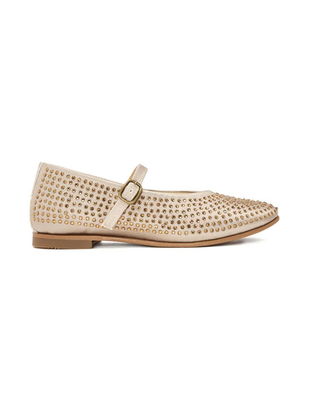  Andanines Crystal-embellished Ballerinas - Neutrals 