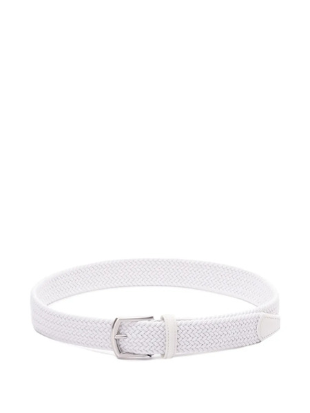  Anderson's Braided Belt - White 