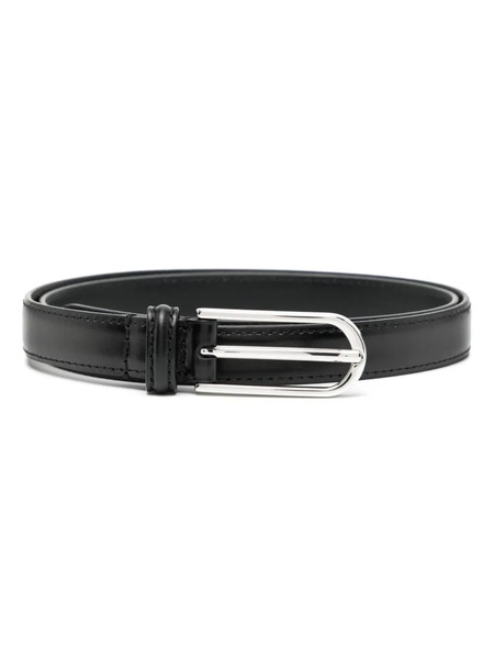  Anderson's Skinny Leather Belt - Black 