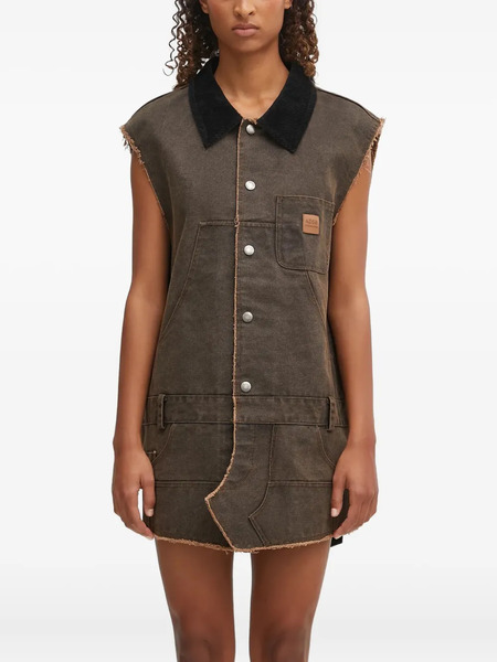  Andersson Bell Carpenter Mini Dress - Brown 