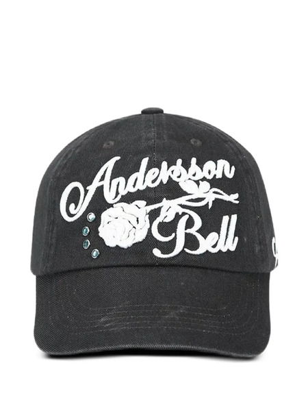  Andersson Bell Logo-detail Baseball Cap - Black 